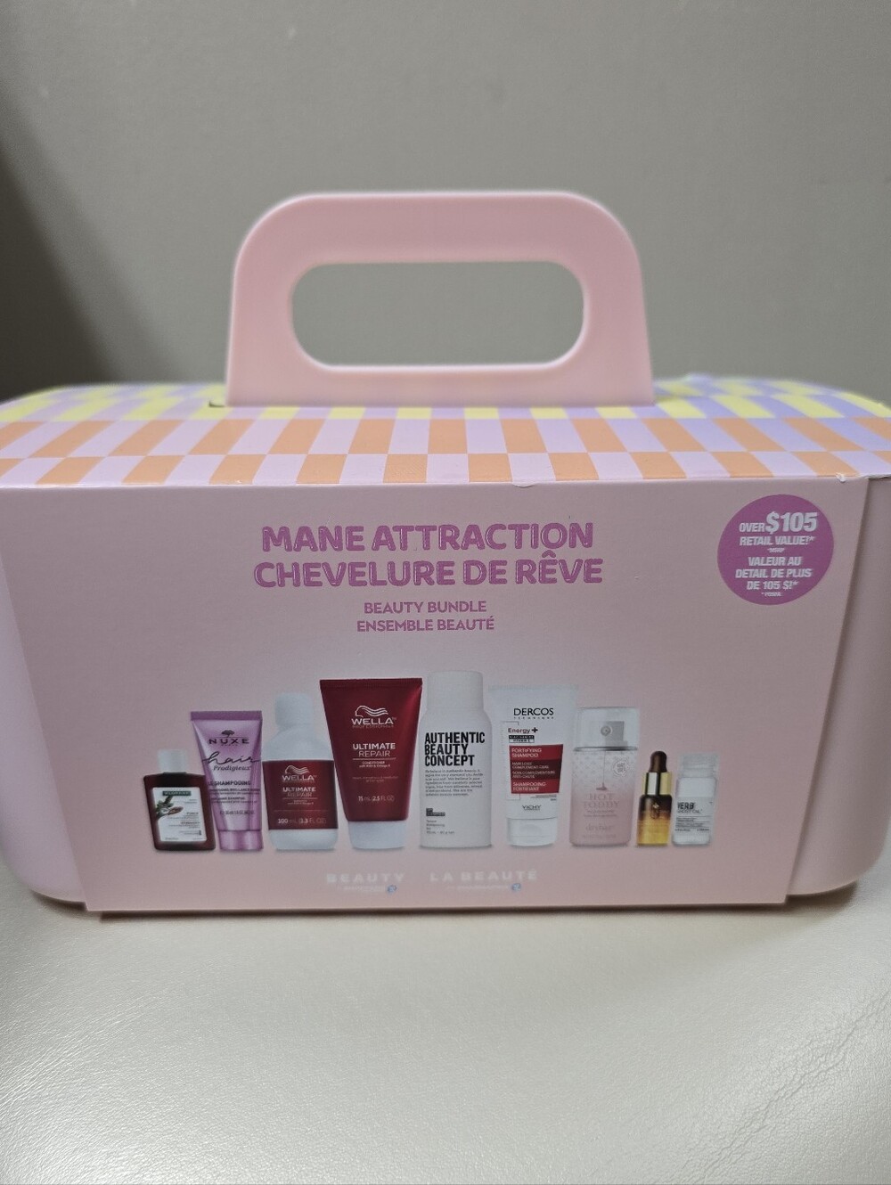 HAIR Attraction Beauty Bundle Basket Kerastase Wella Verb Dercos Dry Bar Nuxe